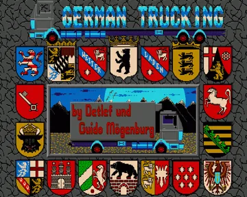 German Trucking_Disk1 screen shot title